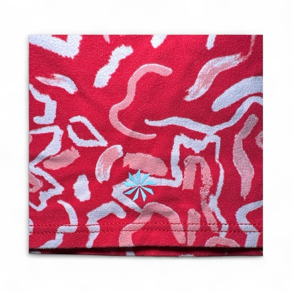 Athleta Conscious Crop Tank Abstract Floral Print Red Pink Women’s S - Picture 7 of 9